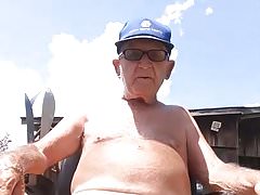 Grandpa John in slips (80 years)