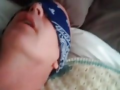 blindfolded married daddy gets fucked