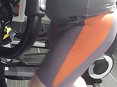 Gym, nice shorts and nude