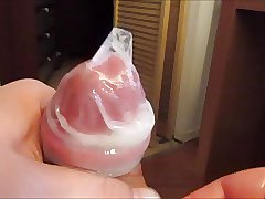POV - JERKING OFF, UNCUT DAD COCK AND PUTTING ON A CONDOM