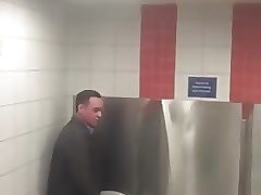 daddy horny at urinal