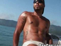 Hot gay yacht bareback sex