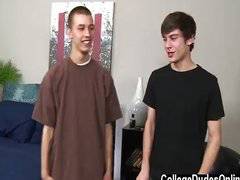 Gay video Zaden embarks by flashing off a