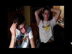 Zwei Amateur Jungs Webcam