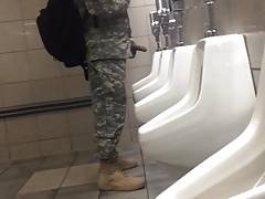 Str8 spy USA army guy in public