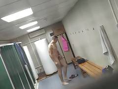 Str8 spy guy in locker room