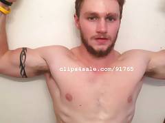 Muscle Fetish - Maxwell Flexing Video 2