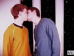 Kinky nerds have a sexy gay orgy party