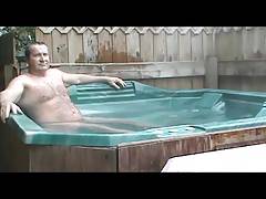Sexy Daddy Carolina Jim In Hot Tub