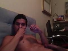 Young Dude Talks Dirty While Jacking Off