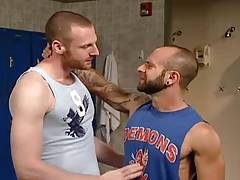 Gay Locker Room Sex with Tim and Johnny
