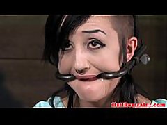 Mouth hooked skank punished by maledom